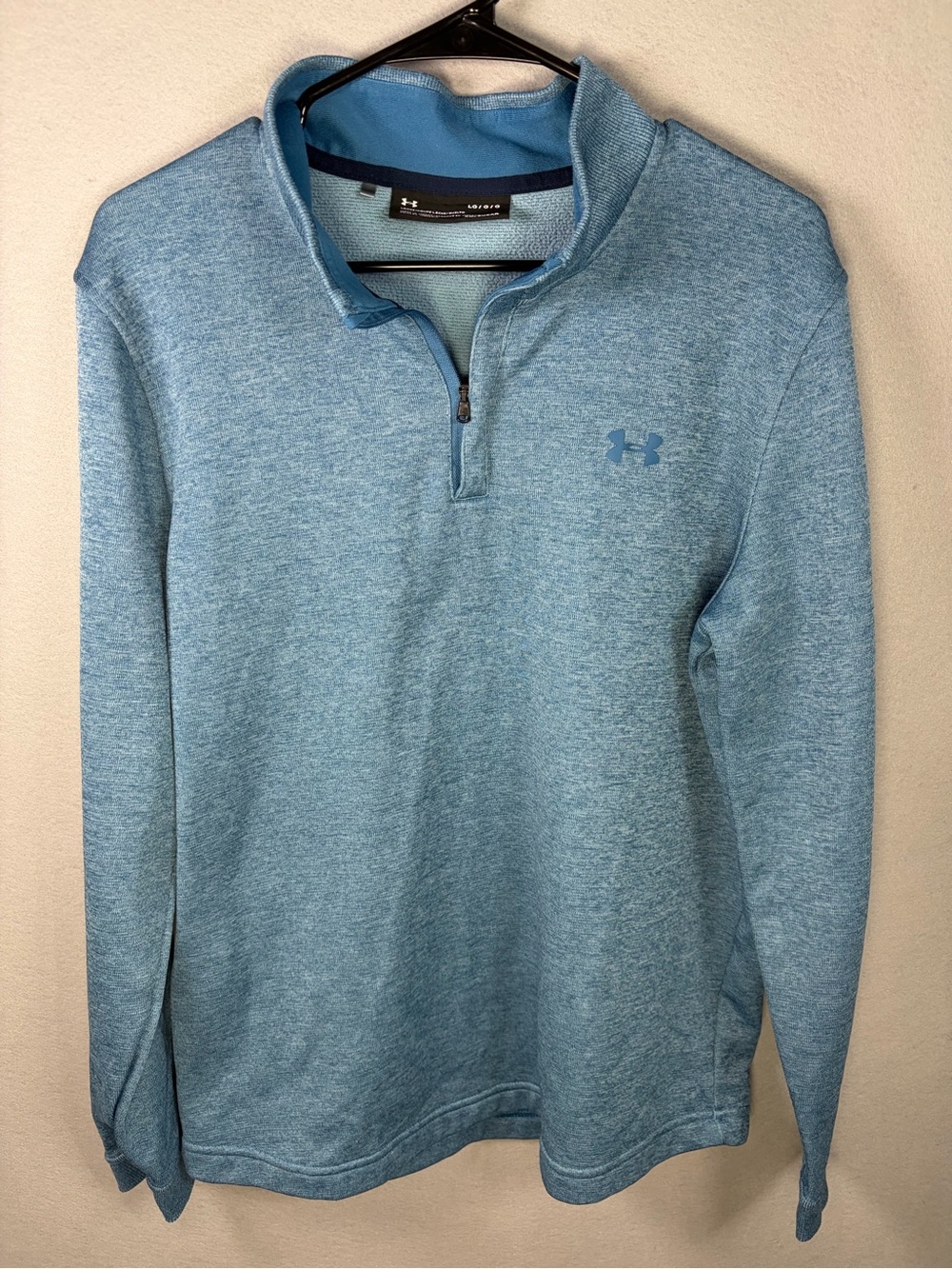 Under Armour Cold Weather Men's Light Blue Quarter-Zip Pullover